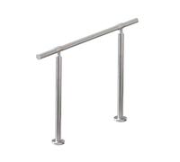 Pasamanos Escalera, Barandilla Escalera, Barandillas Redondas Ajustables de Acero Inoxidable 304 Color Plata for Escaleras de Porche(120cm/47in)