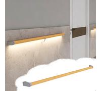 Pasamanos Escalera Barandillas con Grano de Madera para Pasillos y Porches, Barandillas de Escaleras Interiores Decorativas y Eficientes Energéticamente, Juego Jardín(34in/86.4cm)