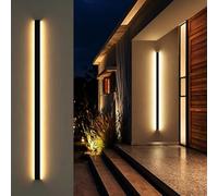 Pasamanos Escalera Iluminación de Pared con Sensor de Movimiento para El Porche Delantero, Pasamanos de Escalera LED con Luz Suave, Barandilla Iluminación Ambiental(Left Natural Light,3.6ft/1.1m)