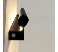 Pasamanos Escalera Led 152 213 305 366 488 cm, Luces LED para Escaleras con Sensor de Movimiento (para Barandillas Interiores) Pasamanos de Aluminio para Porches(Left,15.8ft/482cm)