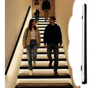 Pasamanos Escalera Pasamanos con Luz y Sensor de Movimiento (Ascenso/Descenso), Pasamanos para Escaleras de Bajo Voltaje Seguro (24 V), Ideal para Personas Mayores(4.5m/14.8ft)
