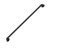 pasamanos escalera Pasamanos de escalera de tubo, pasamanos de escalera de metal, pasamano de hierro industrial galvanizado for soporte de montaje en pared, de pared inoxidable(Noir,50cm)