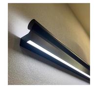 pasamanos escalera Pasamanos de escalera LED con sensor de luz y luminiscencia for pasillos y escaleras. inoxidable(Switch,1m)