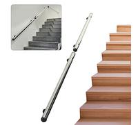 Pasamanos moderno para escaleras Paso interior, 1 pie-15 pies / 30 cm-450 cm Pasamanos de escalera de acero inoxidable Barandilla Barandilla Barandilla Barandilla Kit de barra de soporte ( Size : 30cm
