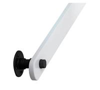 pasamanos para escalera Pasamanos de escaleras de madera for exteriores e interiores contra la pared, pasamano antideslizante madera(50cm)