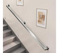 Pasamanos para escaleras｜Barandilla de escaleras industriales Pasamanos de escalera de acero inoxidable de metal para interiores y exteriores Pasamanos montados en la pared para pasillo(100cm)