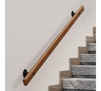 Pasamanos para Escaleras, Barandilla de Madera para Escaleras Interiores, Seguras y Antideslizantes, Varios Diámetros Disponibles, Fáciles de Instalar, para Pasillos(3x6,120cm/47.2in)
