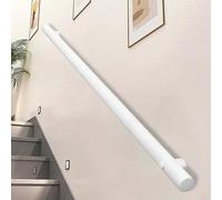 Pasamanos para escaleras interiores, pasamanos de acero inoxidable para escaleras, kit de soporte para barandilla de acero inoxidable para montaje en pared con soportes(120cm)
