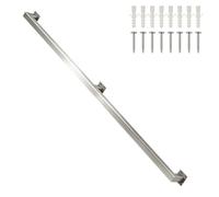 Pasamanos para escaleras - kit completo，pasamanos de escalera de acero inoxidable de metal de 30cm - 600cm，pasamanos montados en la pared para pasamanos de interior y exterior(420cm)