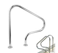 Pasamanos para piscina, pasamanos de acero inoxidable, 1 mm/1,2 mm/1,5 mm de grosor, agarre de seguridad para piscina, pasamanos antideslizante con base de fácil montaje(Thickness 1.2mm)