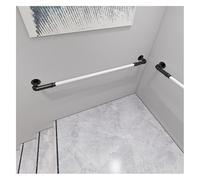 Pasamanos Pasamanos de escalera de hierro de 4 pies de metal for escaleras, pasamano de hierro forjado negro for montaje en pared Escalera pasamano(150cm)