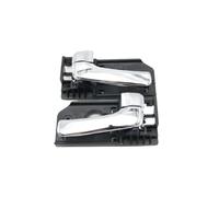 Pasamanos puerta del coche Manija De Puerta Interior Cromada Compatible Con Kia Para Sedona 2006 2007 2008 2009 2010 2011 2012(1 pair L and R)