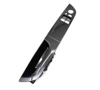 Pasamanos puerta del coche Ventana Interior Del Reposabrazos De La Puerta Del Conductor Compatible Con Serie 3 M3 E92 Para Coupe 320i 330i 335i 2007-2014 61319132162(Left Carbonfiber)