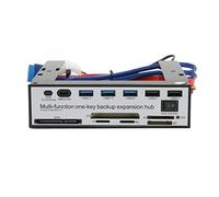 Pasamer Panel Frontal para PC Multimedia, práctica Tarjeta Multimedia de 16 TB para Ordenadores de sobremesa