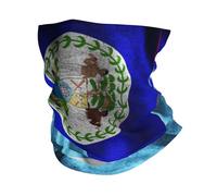 Pasamontañas Bandera De Belice Bandera De Guatemala Bandana Multifuncional Calentador De Cuello Protección UV Cuello Bufanda para Adulto Cámping Ciclismo 25X50CM