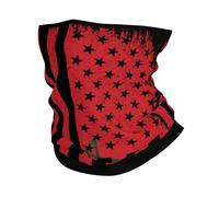 Pasamontañas Bandera Marroquí Combinada De Estados Unidos Y Marruecos Cuello Bufanda Durable Calentador De Cuello Antideslizante Bandana para Ciclismo Senderismo Cámping 25X50CM