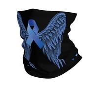 Pasamontañas Cinta Blanca De Concientización sobre La Prevención del Abuso Infantil Cuello Bufanda Respirable Calentador De Cuello Multifuncional Bandana para Senderismo Ciclismo Cámping 25X50Cm