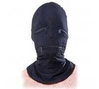 Pasamontañas con Cremalleras Negro