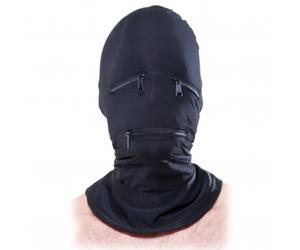 Pasamontañas con Cremalleras Negro