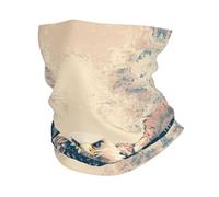 Pasamontañas con estampado de águila voladora que extiende sus alas en el cielo, pasamontañas, bufanda, cubrebocas, bandana, polainas para el cuello, para hombres y mujeres, color blanco