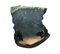 Pasamontañas con estampado de dos osos negros que se abrazan entre sí, pasamontañas, bufanda, máscara, cubrebocas, polainas para el cuello, para hombres y mujeres