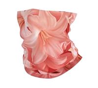 Pasamontañas con estampado de pétalos rosas en plena floración para la cabeza, pasamontañas, cuello, bufanda, cubrebocas, polainas para el cuello, para hombres y mujeres