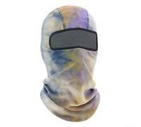 Pasamontañas de cobertura completa, protector UV para ciclismo, esquí, ligero, transpirable, de poliéster, unisex, para adultos (amarillo claro)