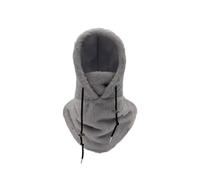 Pasamontañas de Forro Polar, Gorro de esquí de Invierno Cortavientos, Gorro de Ciclismo for Hombre, Gorro con Capucha, Gorro de Felpa cálido for Mujer(04 Grey)