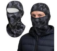 Pasamontañas de invierno, Camuflaje pasamontañas de esquí para hombre y mujer, cortavientos y cálido, cubre el rostro para esquiar, motociclismo, pesca, correr y actividades al aire libre, talla única