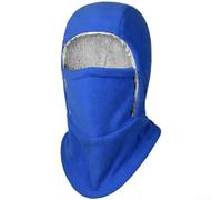 Pasamontañas de invierno para exteriores con forro polar resistente al viento, diseño de máscara de esquí de cara completa, cobertura de cuello y orejas para condiciones frías (gris oscuro)