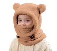 Pasamontañas de invierno térmica para niños de 3 a 10 años multifunción a prueba de viento bufanda de esquí gorro polar cálido gorra gargantilla bufanda para niños niñas casual balaclava orejas gorra