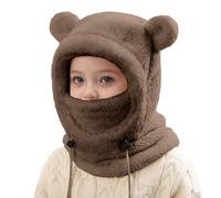 Pasamontañas de invierno térmica para niños de 3 a 10 años multifunción a prueba de viento bufanda de esquí gorro polar cálido gorra gargantilla bufanda para niños niñas casual balaclava orejas gorra