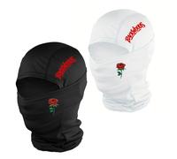 Pasamontañas de secado rápido BACKWOODS con estampado de rosas, máscara facial fresca absorbente de , forro de máscara de cara completa, máscara de motocicleta permeable al aire para y deportes al