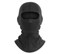 Pasamontañas de Verano Transpirable de Bicicleta Moto Running Esquí Senderismo Sotocasco Máscara Secado Rápido para Hombre y Mujer Protector UV Balaclava Ligero Fresco Cómodo Negra Adulto