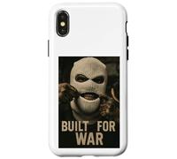 Pasamontañas Enmascarado con gráfico de Sonrisa tirando Carcasa para iPhone X/XS