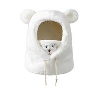 Pasamontañas infantiles, gruesas, de protección cortavientos, bufanda, gorro cálido, gargantilla, bufanda de cuello, bufanda térmica informal de esquí, modo Mignon Ensamble Balaclava Cache Gorra Gorra