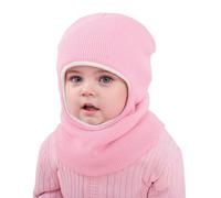 Pasamontañas Térmicos de Invierno 1-6 Años Niño Niñas Bebés Caliente Bufanda Set Cálido Caliente Lindo Gorro de Punto con Forro Niños