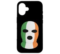 Pasamontañas tricolor irlandés, rodillera, diseño de bandera irlandesa Carcasa para iPhone 16