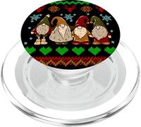 Pasando el rato con mis Gnomies adorables Navidad Gnomio PopSockets PopGrip para MagSafe