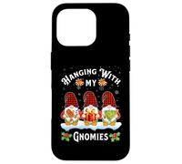 Pasando el rato con mis gnomos Divertidos Tres gnomos en Tela Escocesa de búfalo Carcasa para iPhone 16 Pro