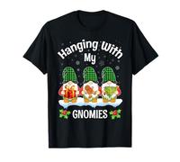 Pasando el rato con mis gnomos Lindos gnomos para Navidad, Divertidas Vacaciones Camiseta