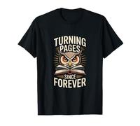 Pasando Páginas Desde Forever Owl Book Lover Reading Club Camiseta