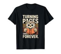 Pasando Páginas Desde Forever Owl Book Lover Reading Club Camiseta