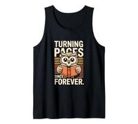 Pasando Páginas Desde Forever Owl Book Lover Reading Club Camiseta sin Mangas