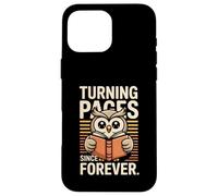 Pasando Páginas Desde Forever Owl Book Lover Reading Club Carcasa para iPhone 16 Pro MAX