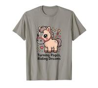 Pasando Páginas Montando Sueños Lindo Poni Lec Camiseta