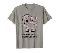 Pasando Páginas Montando Sueños Lindo Poni Lec Camiseta
