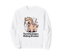 Pasando Páginas Montando Sueños Lindo Poni Lec Sudadera