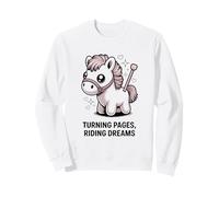 Pasando Páginas Montando Sueños Lindo Poni Lec Sudadera