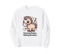 Pasando Páginas Montando Sueños Lindo Poni Lec Sudadera